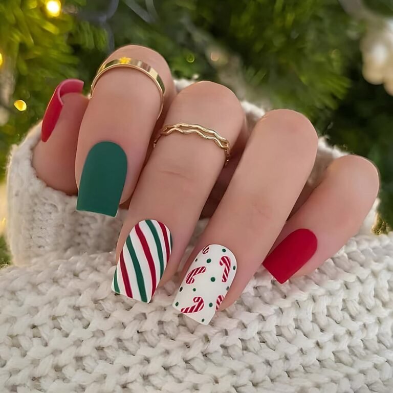 14+ Elegant Yet Easy Christmas Nail Ideas You’ll Obsess Over in 2025